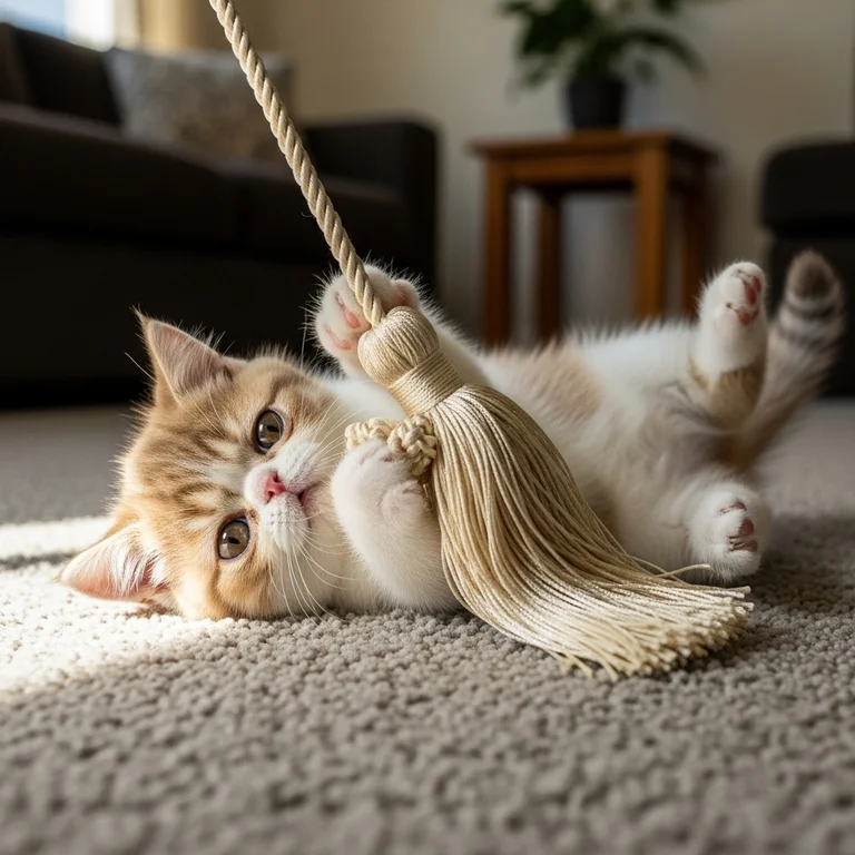 Expect some playful damage from a kitten