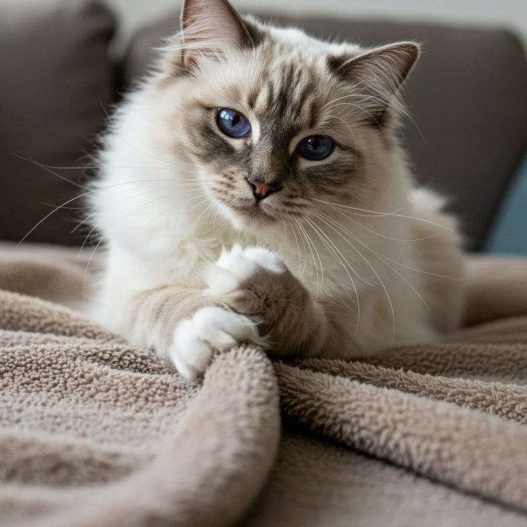Kneading is a common behavior since kittenhood