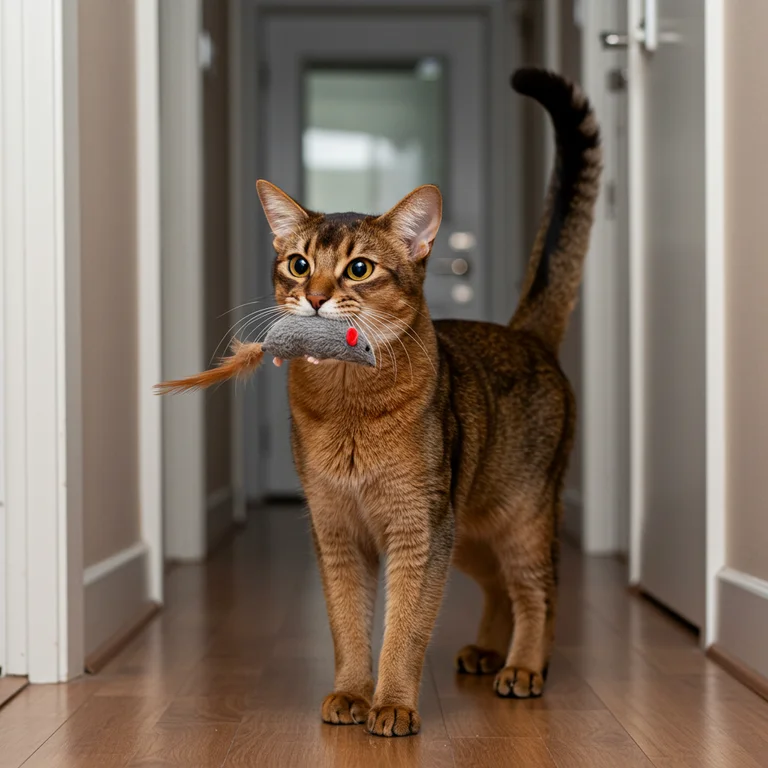 Bringing gifts is a common hunting instinct