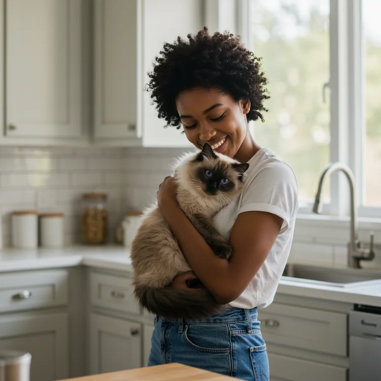 Sharing a happy moment together