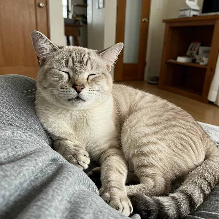 A Senior Cat dozing off