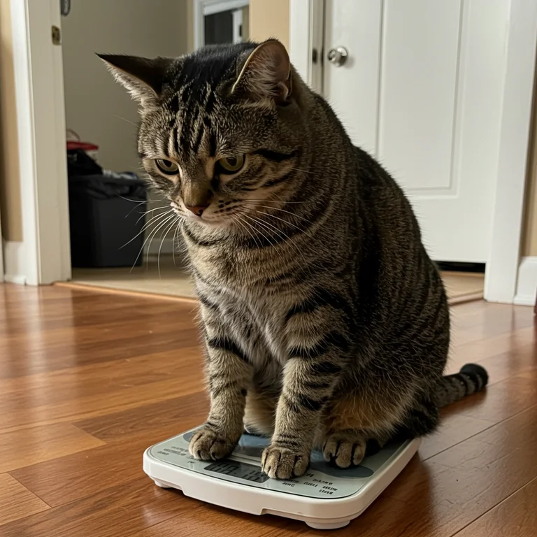 Keep an eye on your cat's weight