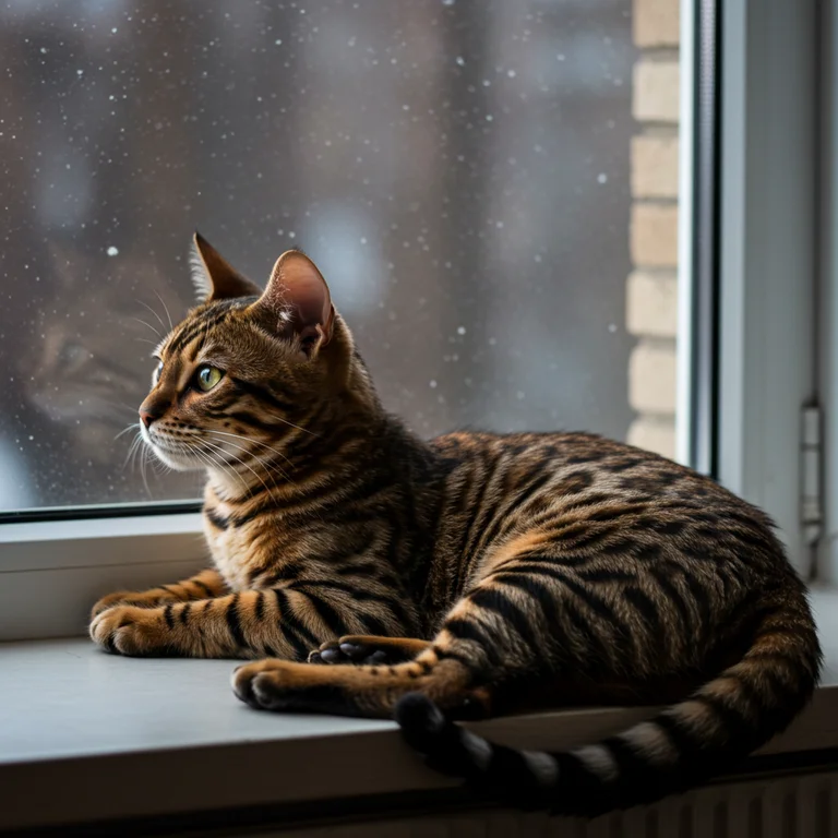 Most cats won't go out in the rain